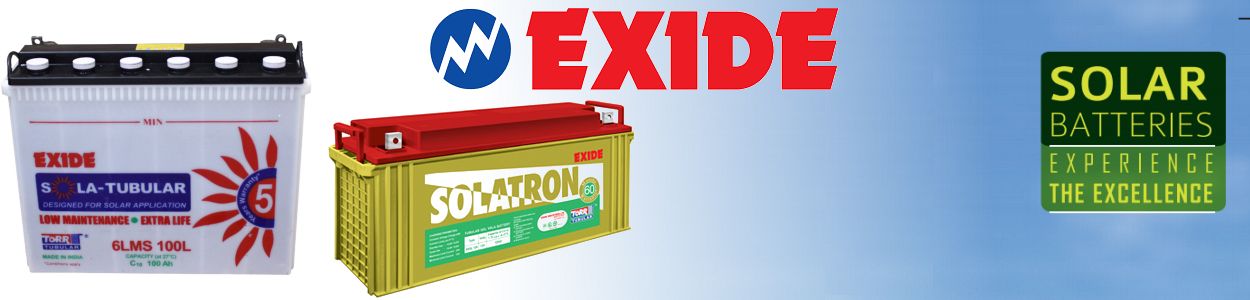 Exide Solar Batteries Ernakulam