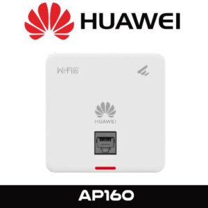 Alt text: A Huawei Wi-Fi 6 access point, model AP160, displayed against a plain background with the Huawei logo above it.