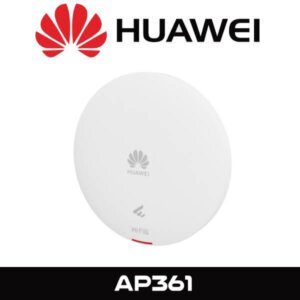 A Huawei AP361 Wi-Fi access point on a white background, with the Huawei logo at the top and the model number highlighted at the bottom.