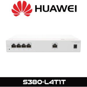 A Huawei network switch with model number S380-L4T1T displayed against a white background.