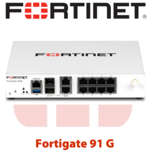 A Fortinet FortiGate 90G network security firewall appliance isolated on a white background.