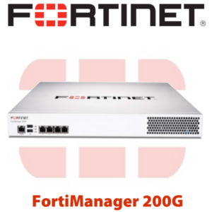 A Fortinet FortiManager 2000G network management device on a white background with logos and model name.