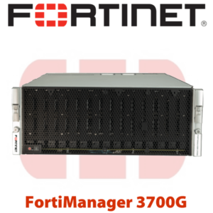 Front view of a Fortinet FortiManager 3700G network management device with company logo.